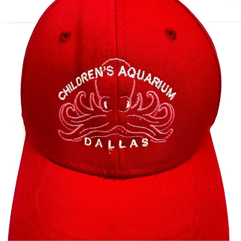 Dallas Children's Aquarium Red and Pink Adjustable Unisex Hat/Cap